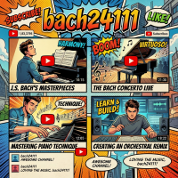 Only piano and music videos thumbnails